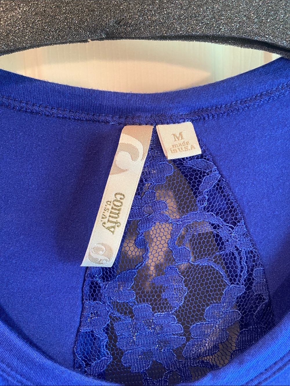 Comfy USA Cobalt Blue Long Sleeve Swing Tunic - Picture 2 of 7